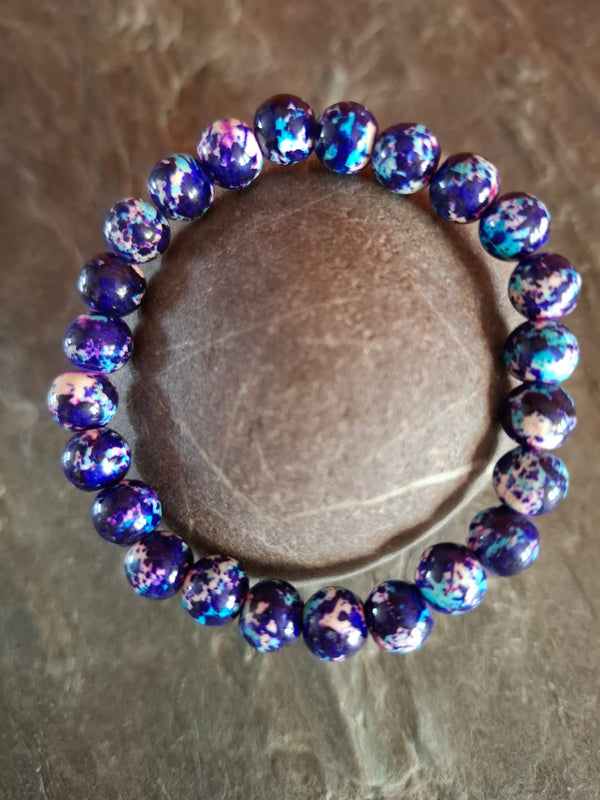 Blue Agate Anti-Depression Natural Stone Bracelet