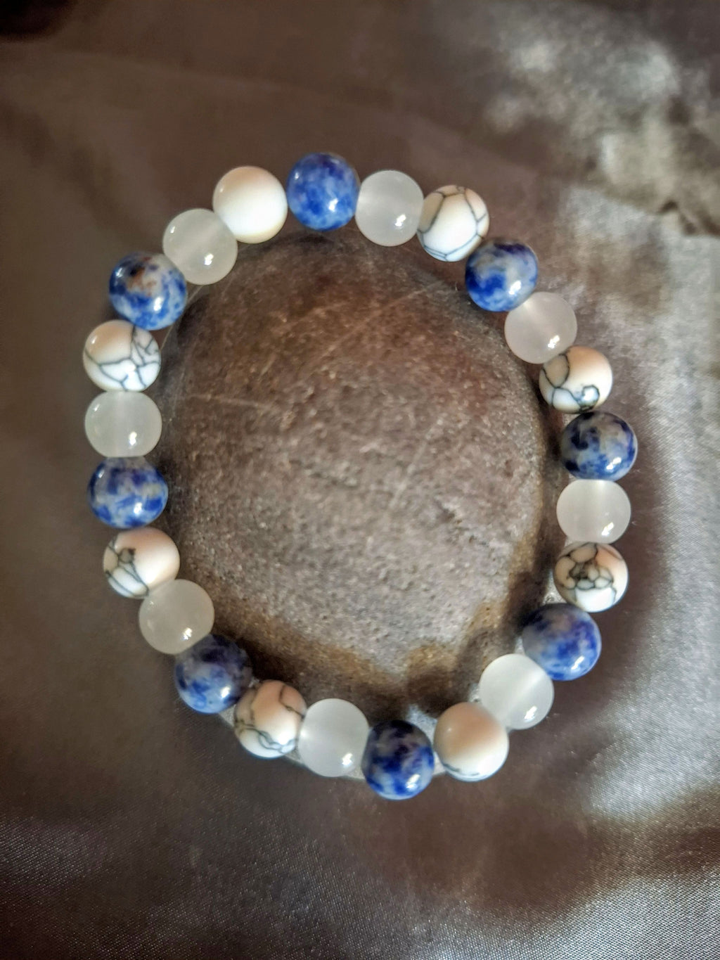 Lapis Lazuli Sleep Enhancing Natural Stone Bracelet