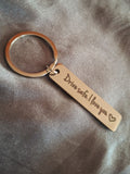 Drive Safe, I Love You Keyring