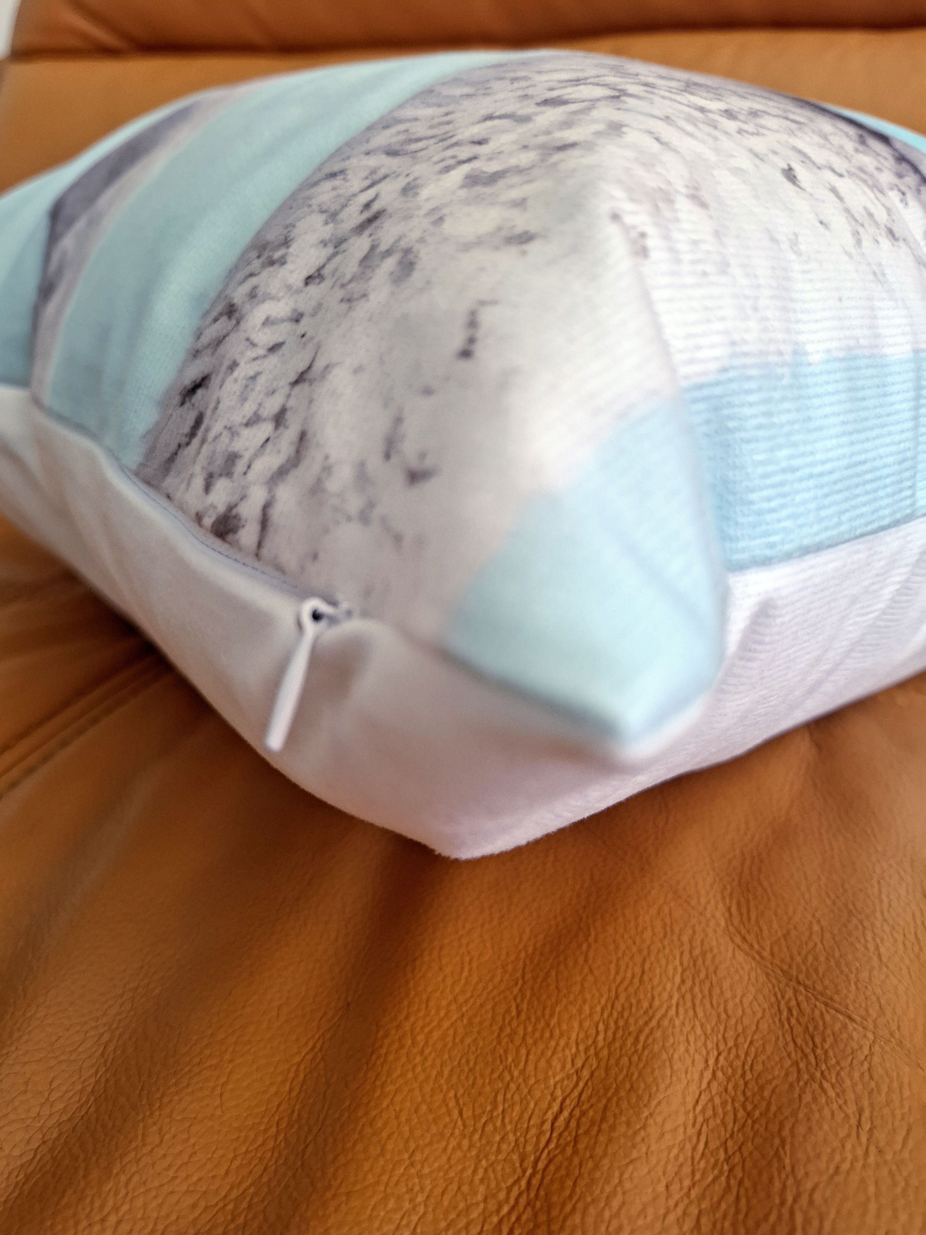 Giraffe, Llama and Alpaca Blowing Bubblegum Print Cushion Cover 45x45cm