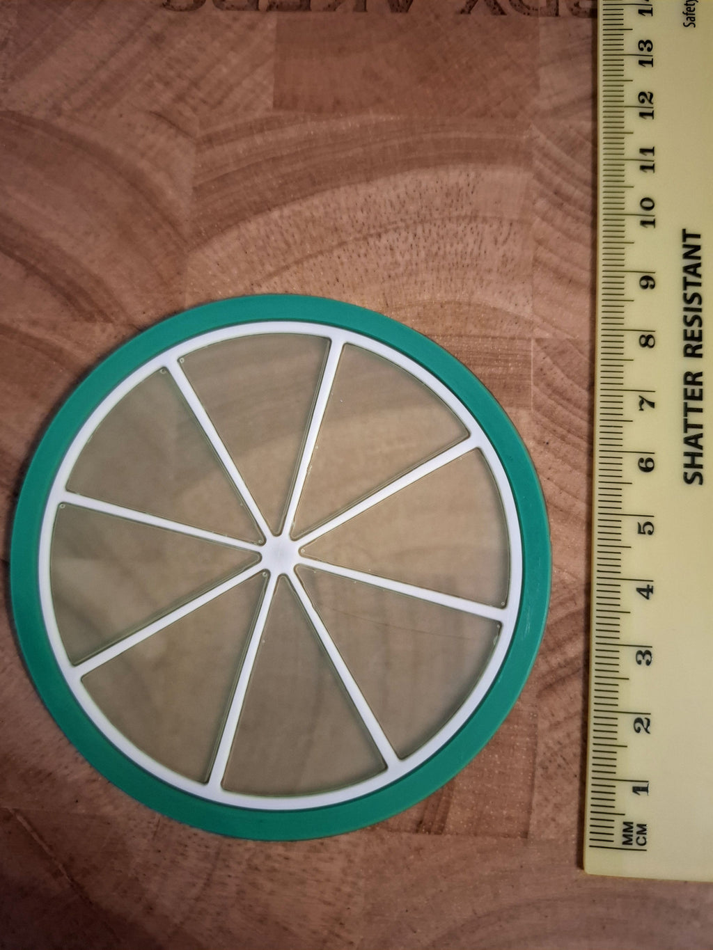 7 Piece Silicone Outdoor Fruit Theme Coasters
