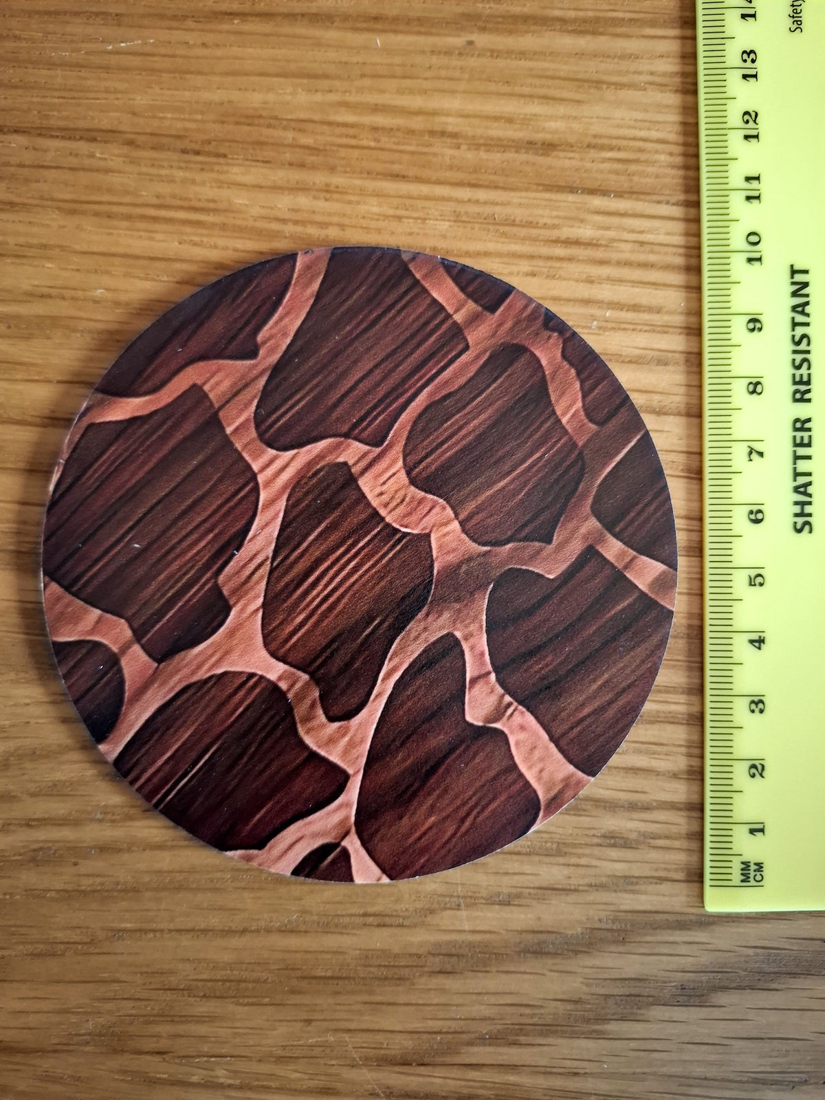 Animal Print Home Gift – Wooden Coaster Set of 6 | Quirky Gift for Her UK