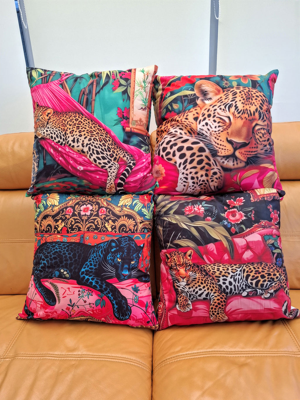 Leopard Design Cushion Covers