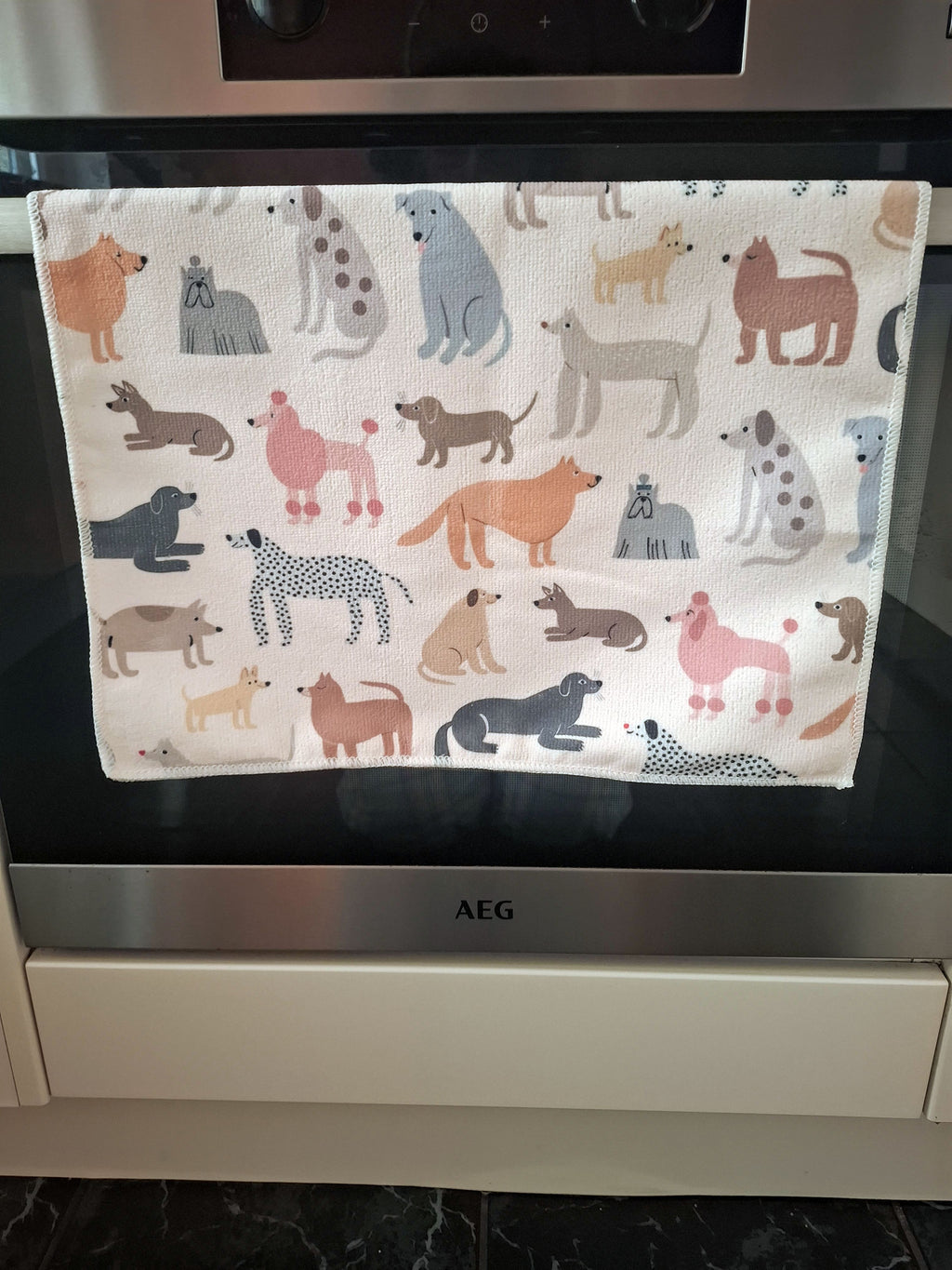Dog Theme Tea Towels 2 Pack