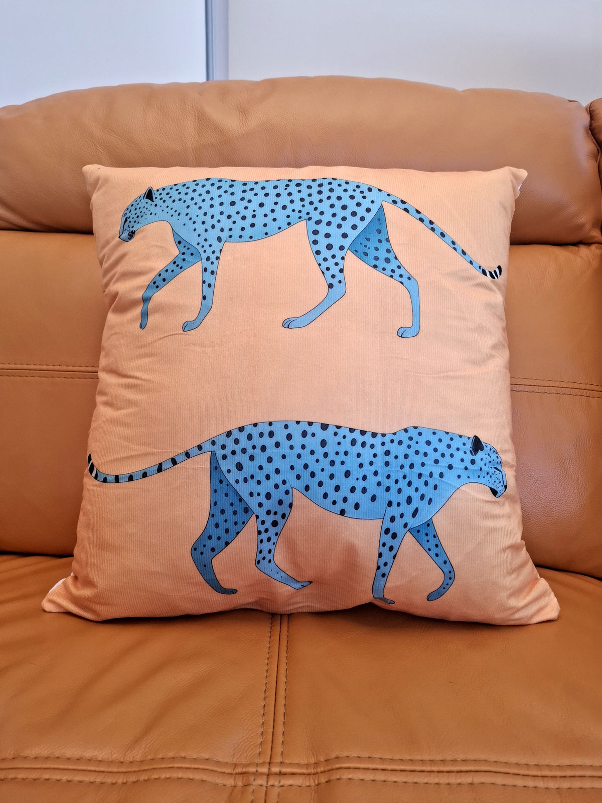 Vibrant Abstract Leopard Design Cushion Covers 4 Pack 45x45cm