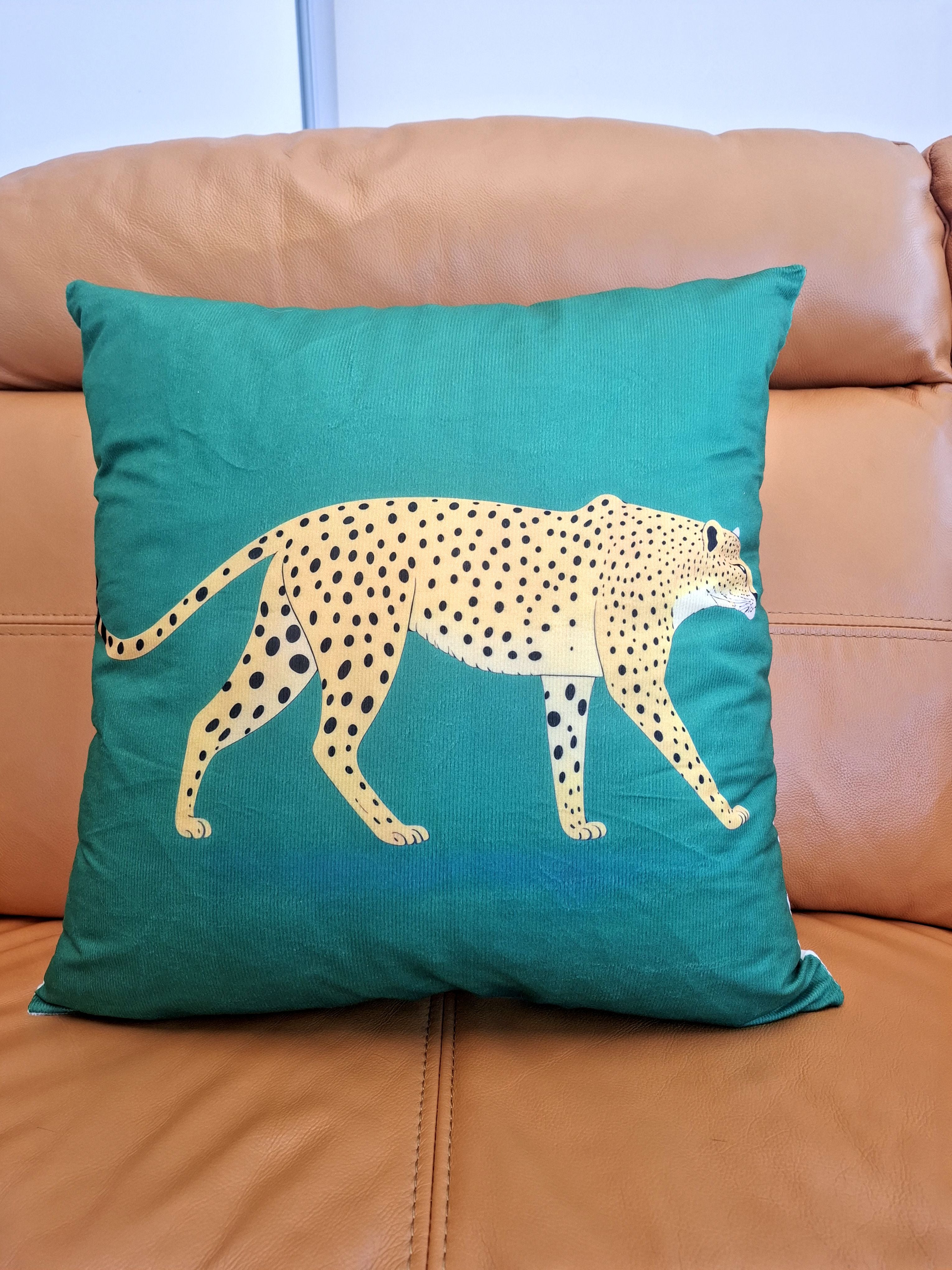 Vibrant Abstract Leopard Design Cushion Covers 4 Pack 45x45cm