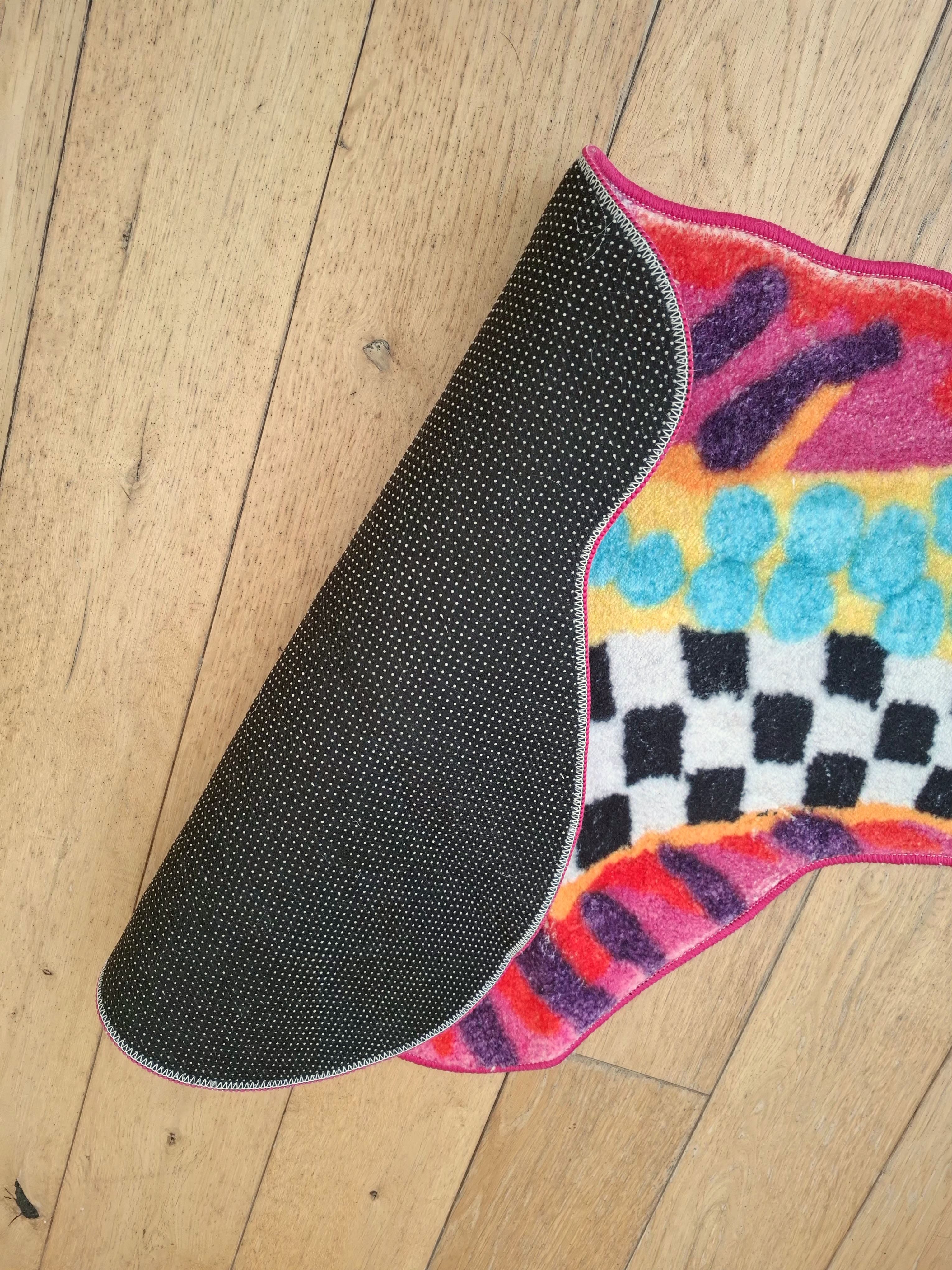 Pink Fish Faux Cashmere Bath Mat 60x90cm