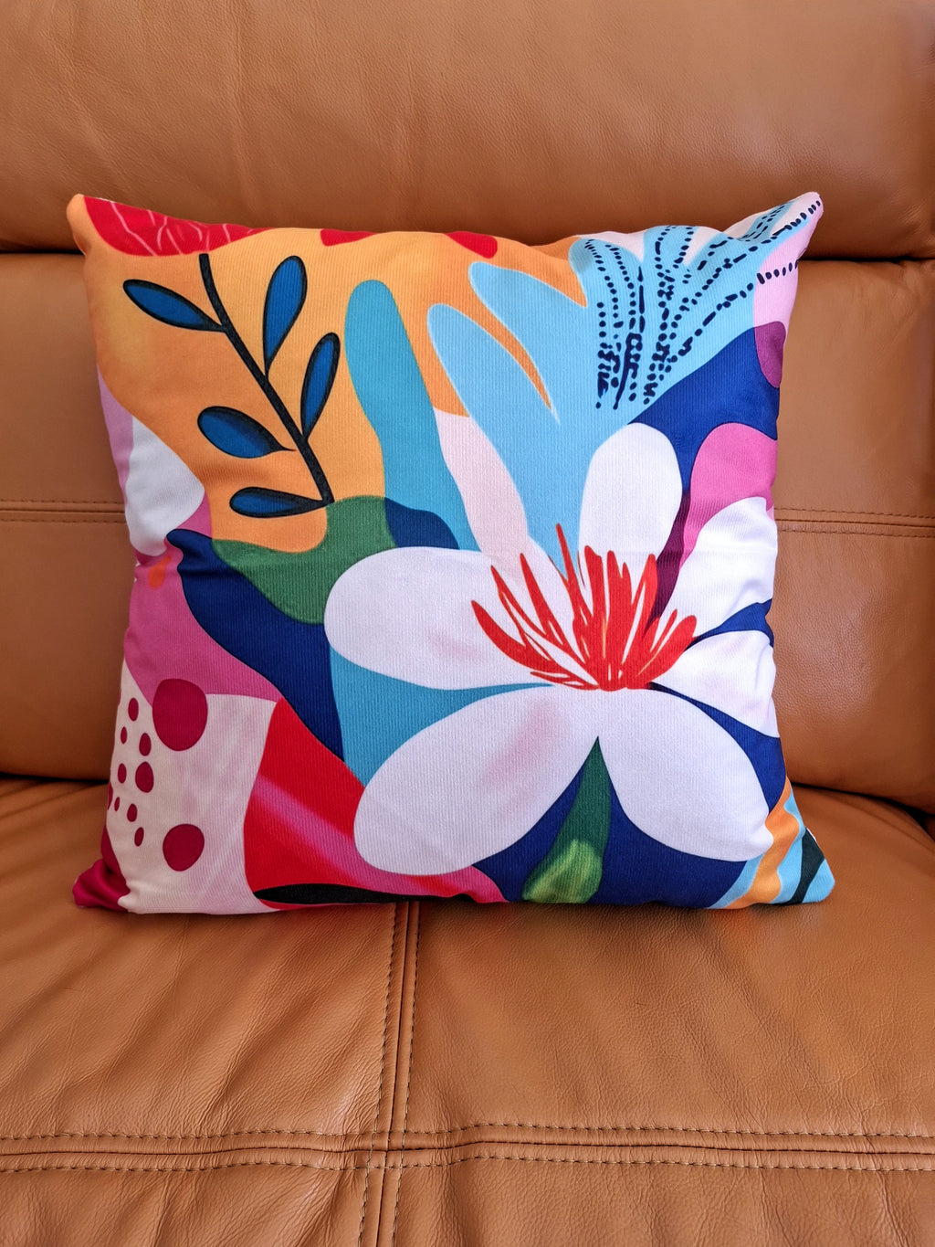 Tropical Colour Block Cushion Covers - Pack of 4
