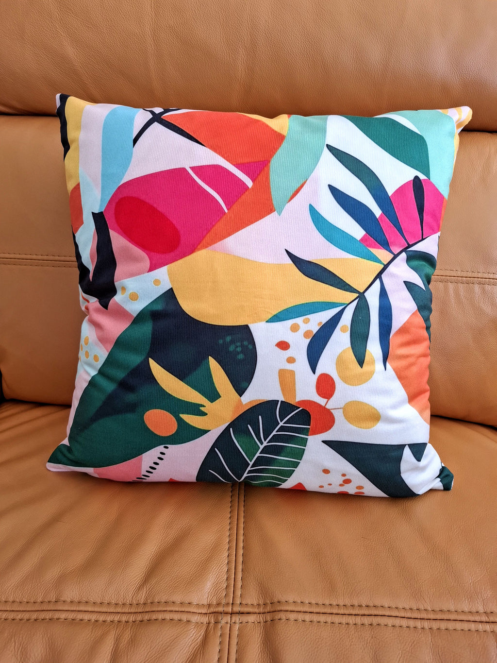 Tropical Colour Block Cushion Covers - Pack of 4