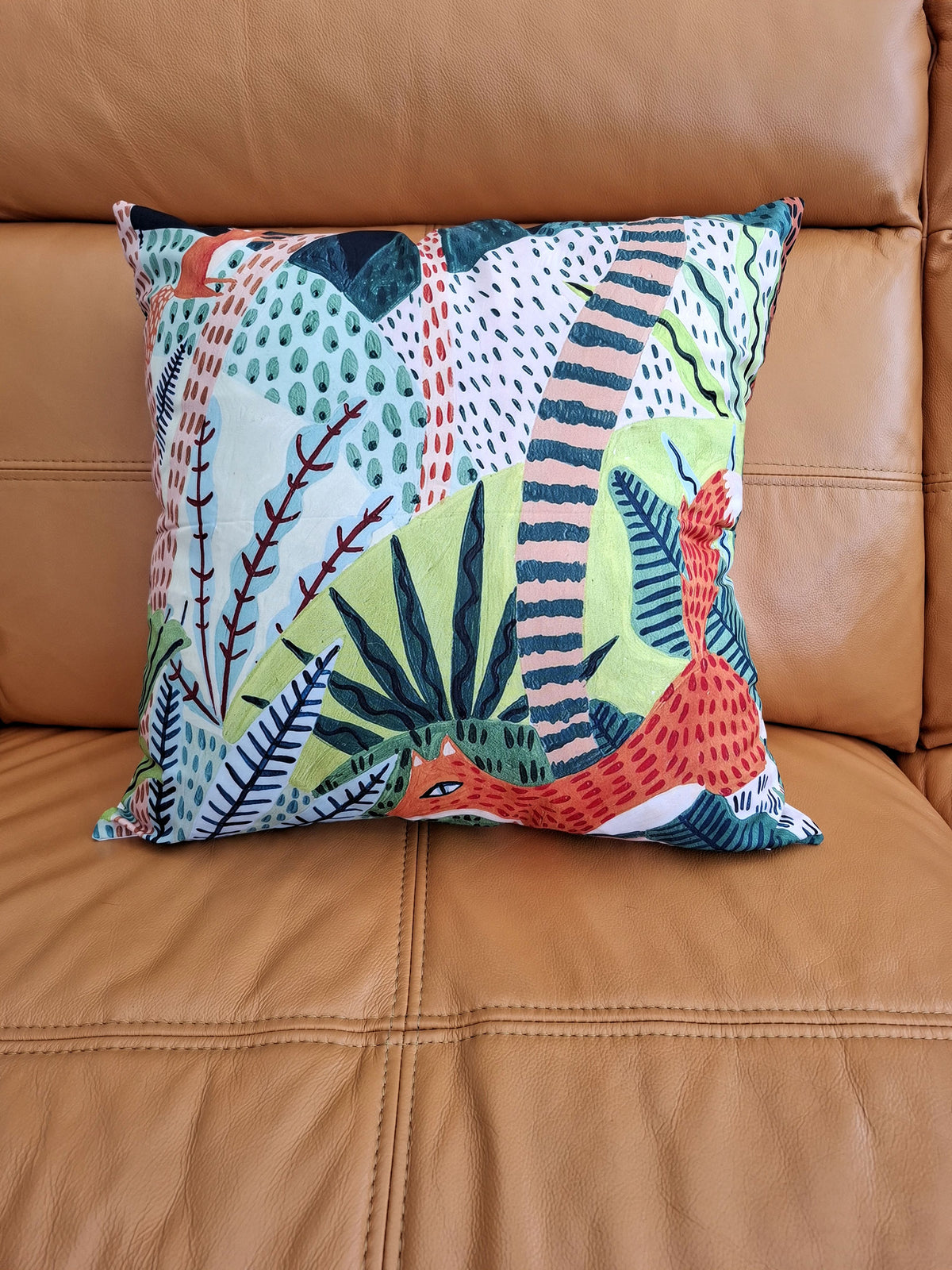 Abstract Tropical Rainforest Design Cushion Covers 45x45cm Pack of 4