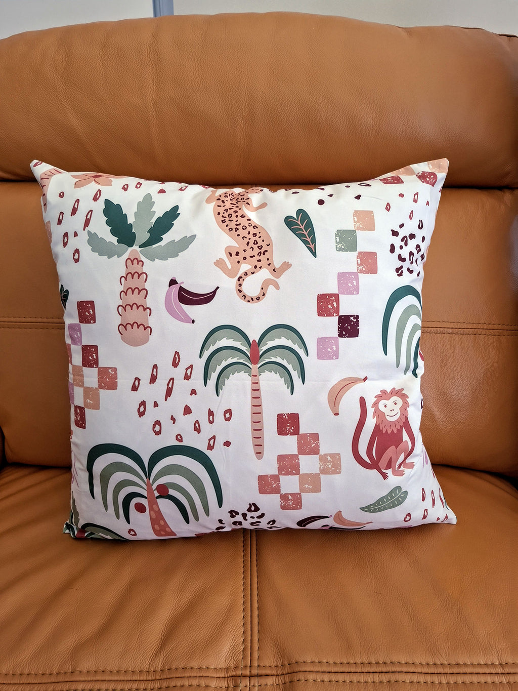 Tropical Summer Rainforest Design Cushion Covers 45x45cm 4 Pack