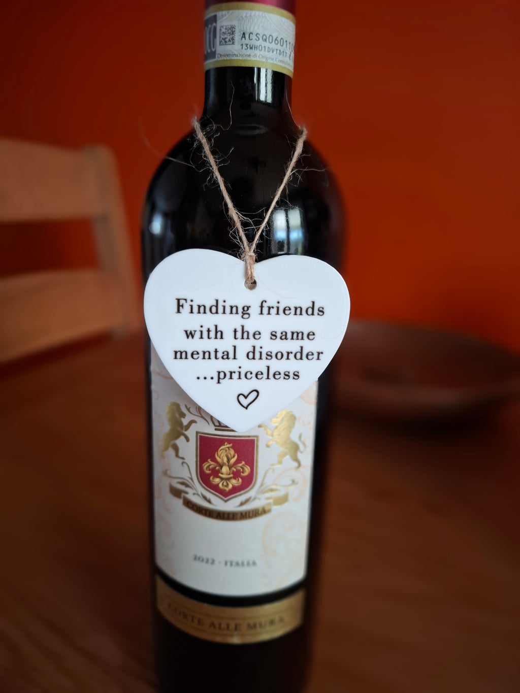 Finding Friends With The Same Mental Disorder ...Priceless Love Heart Shaped Hanging Keepsake