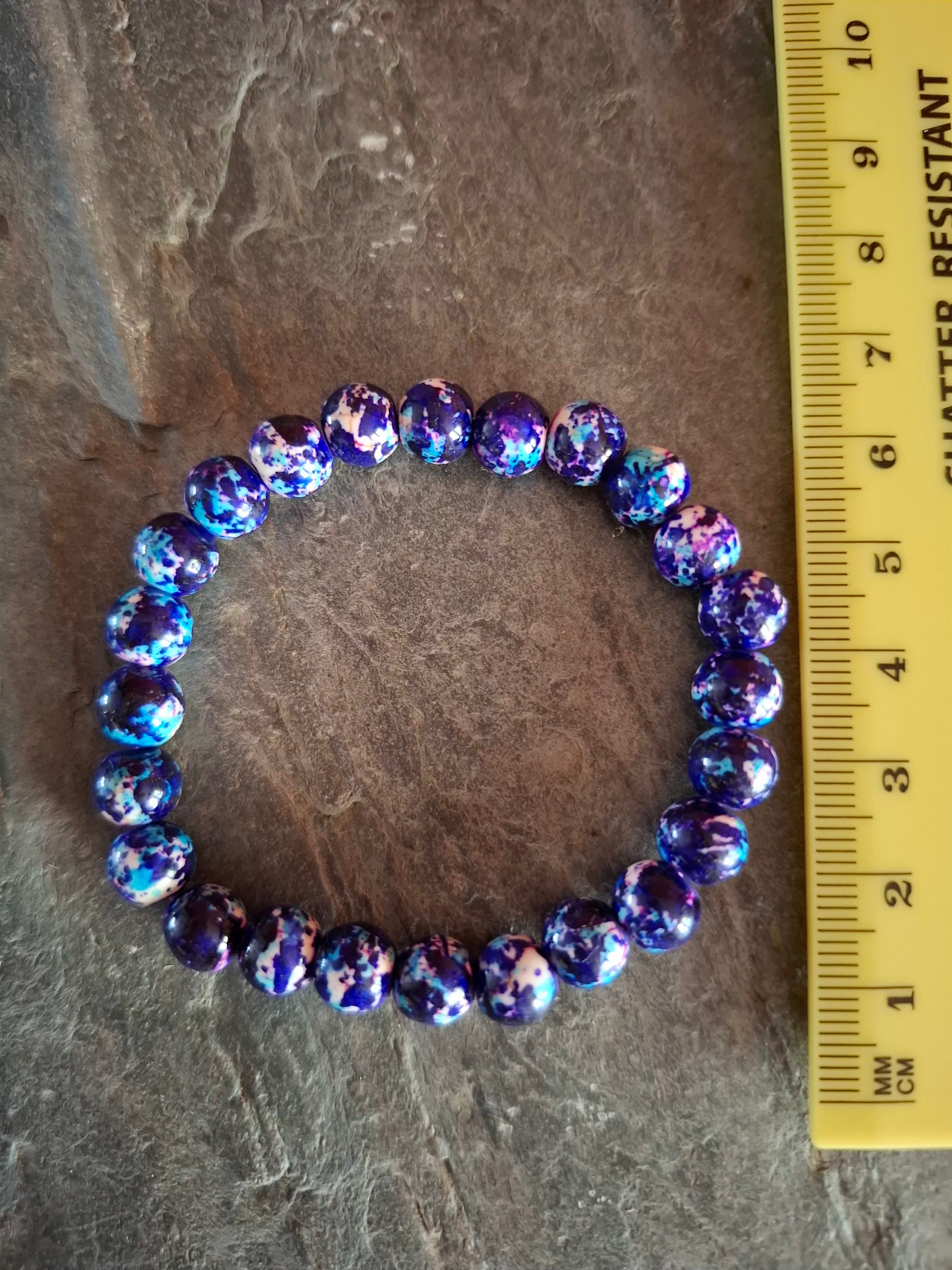 Blue Agate Anti-Depression Natural Stone Bracelet