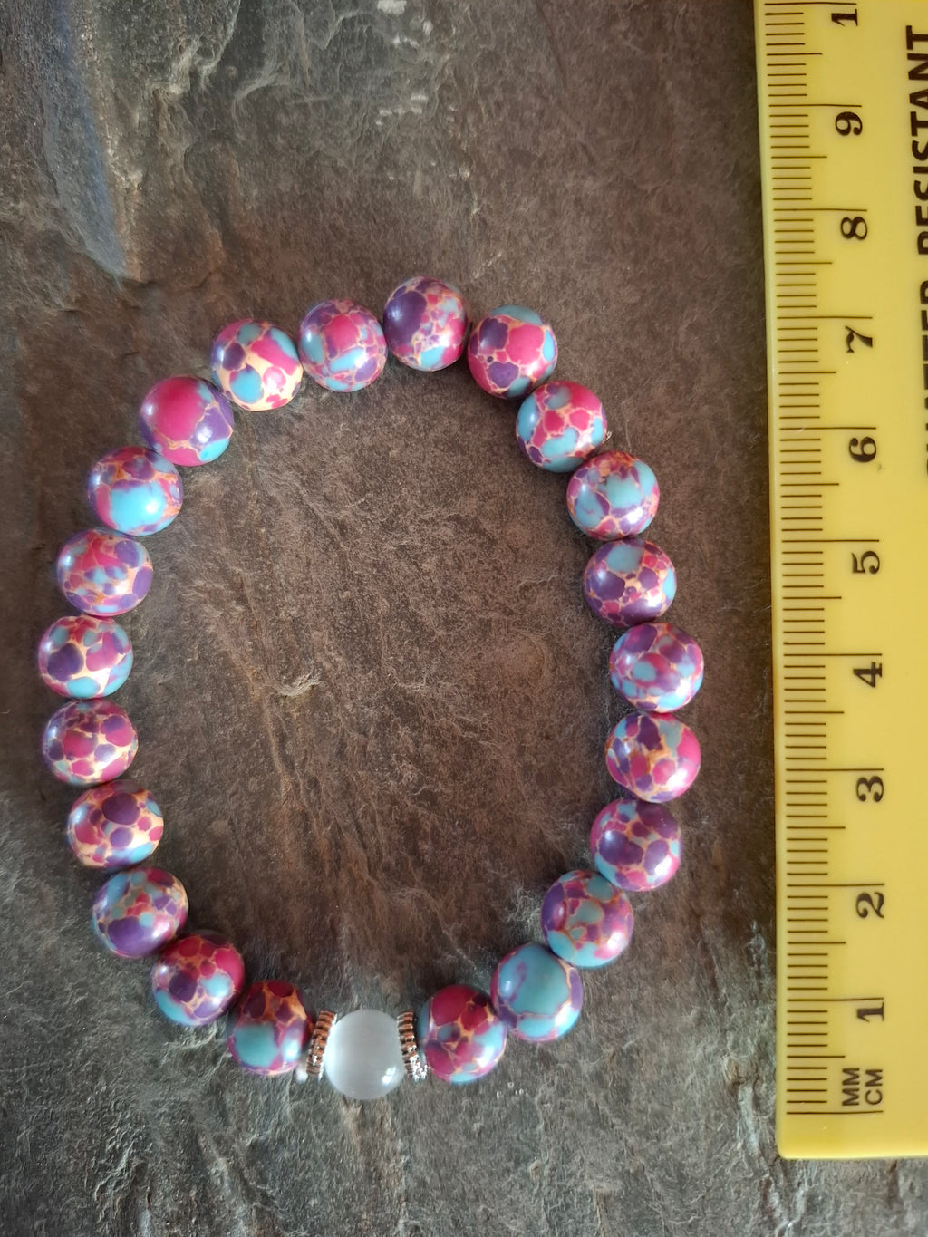 Agate and Hematite Natural Stone Menopause Relief Bracelet