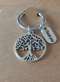 Tree Of Life Thank You Keyring